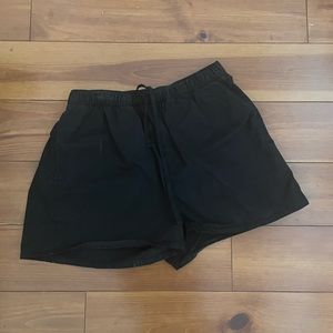 Colorful Standard black cotton shorts